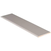 Domino Gray Glossy 4x16 Ceramic Single Bullnose