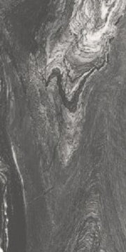 Domino Soft Black Semi Polished 24x48 Porcelain  Tile