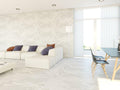 Domino Soft White Semi Polished 24x48 Porcelain  Tile