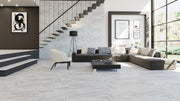 Domino Soft White Semi Polished 24x48 Porcelain  Tile