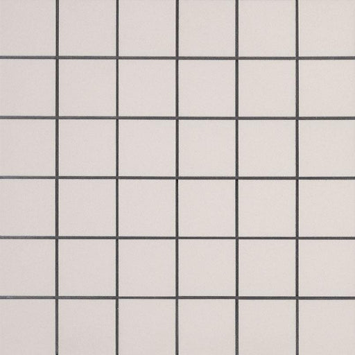 Domino White 2x2 Square Matte Porcelain  Mosaic