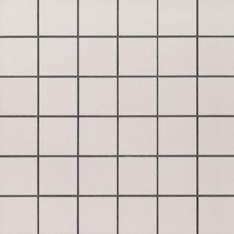 Domino White 2x2 Square Matte Porcelain  Mosaic