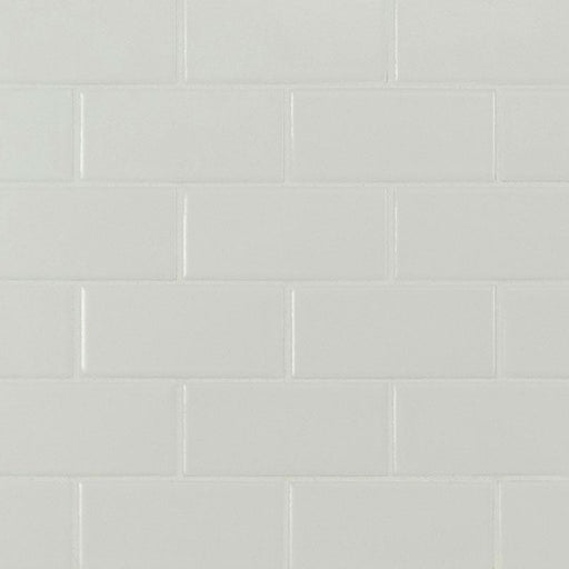 Domino White 2x4 Subway Matte Porcelain  Mosaic