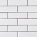 Domino White 2x6 Subway Matte Porcelain  Mosaic