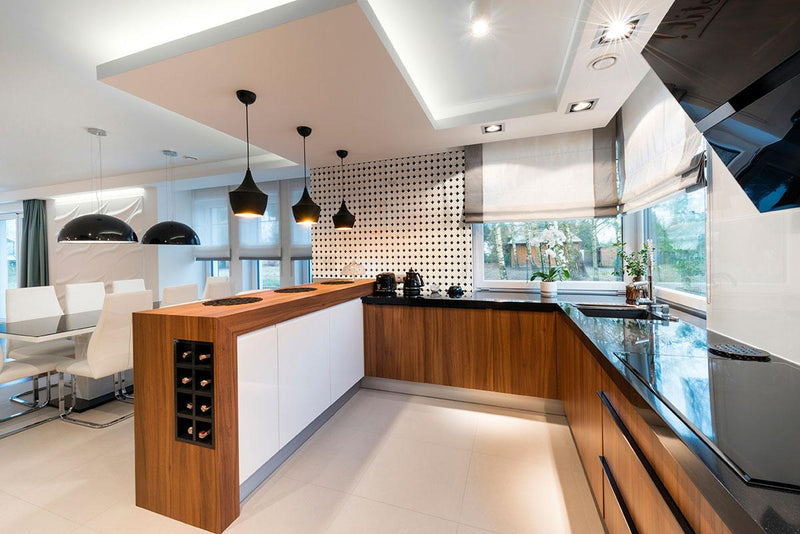 Domino White And Black Octagon Matte Porcelain  Mosaic