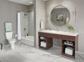Domino White Glossy 3x6 Ceramic Single Bullnose