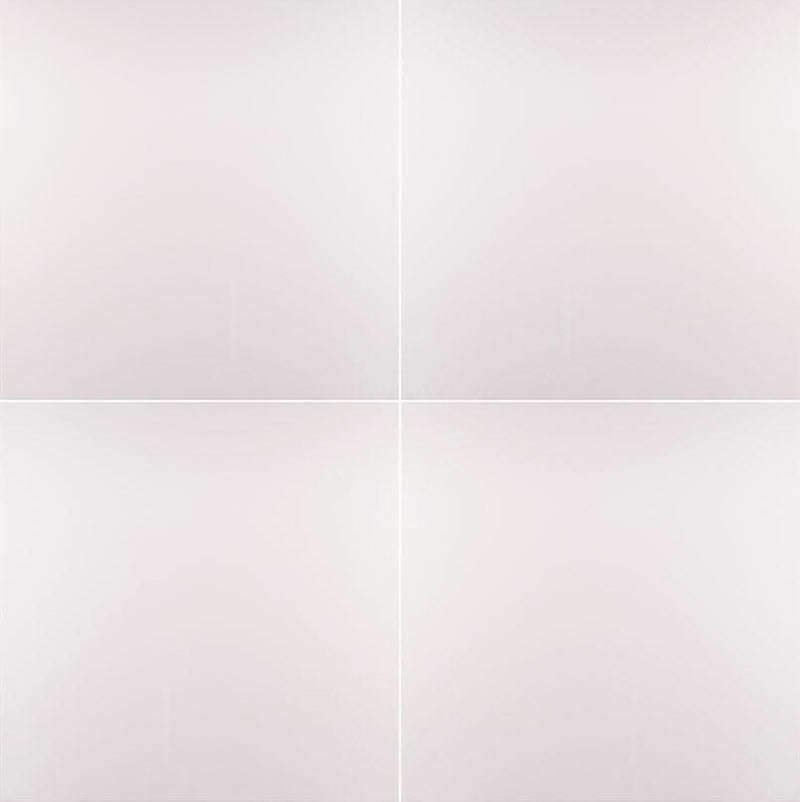 Domino White Polished 24x24 Porcelain  Tile