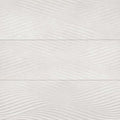 Donna Silver Wave Deco Matte 13x40 Ceramic  Tile