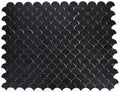 Dragon Scale Marquina Honed Marble  Mosaic