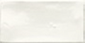 Dreamtile Wave White Glossy 0.5x8 Ceramic Coprifillo