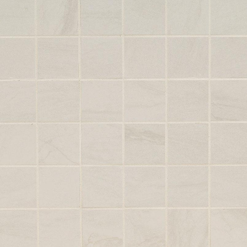 Durban White 2x2 Square Matte Porcelain  Mosaic