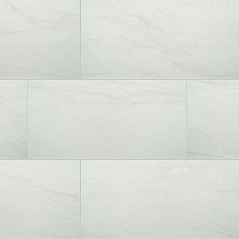 Durban White Matte 12x24 Porcelain  Tile