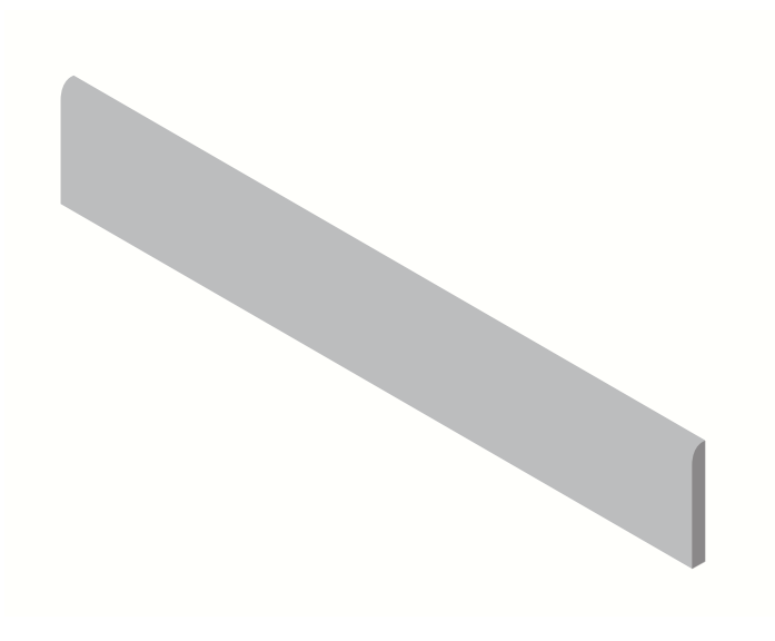Durban White Matte 3x24 Porcelain Bullnose