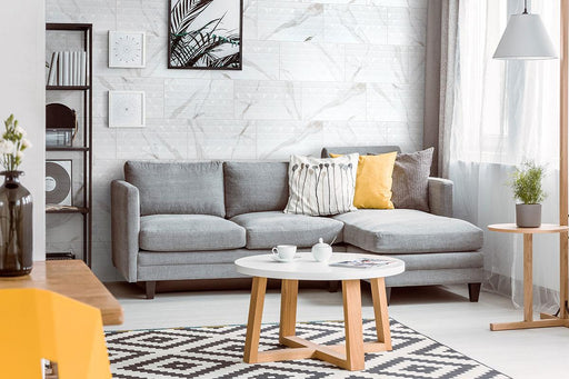 Dymo Statuary Chex White Glossy 12x24 Ceramic  Tile