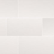 Dymo Stripe White Glossy 12x36 Ceramic  Tile