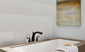 Dymo Stripe White Glossy 12x36 Ceramic  Tile