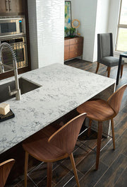 Dymo Wavy White Glossy 12x24 Ceramic  Tile