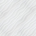 Dymo Wavy White Glossy 12x36 Ceramic  Tile
