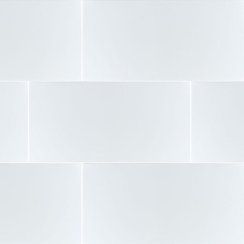 Dymo White Glossy 12x24 Ceramic  Tile