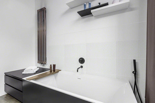 Dymo White Glossy 12x24 Ceramic  Tile