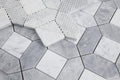 Eclipse Dusk Hexagon Polished Marble  Mosaic