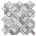 Eclipse Sky Hexagon Polished Marble  Mosaic