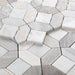 Eclipse Sky Hexagon Polished Marble  Mosaic