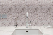 Eden Bardiglio 2x2 Hexagon Matte Porcelain  Mosaic