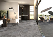 Eden Bardiglio Polished 12x24 Porcelain  Tile