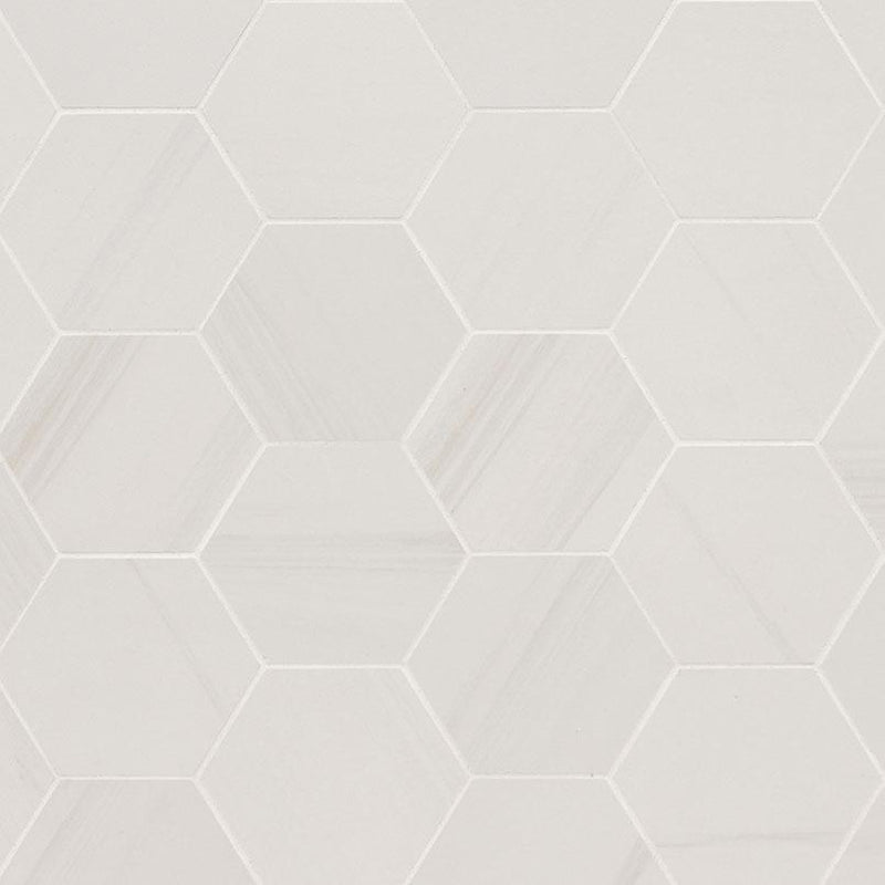 Eden Dolomite 3x3 Hexagon Matte Porcelain  Mosaic
