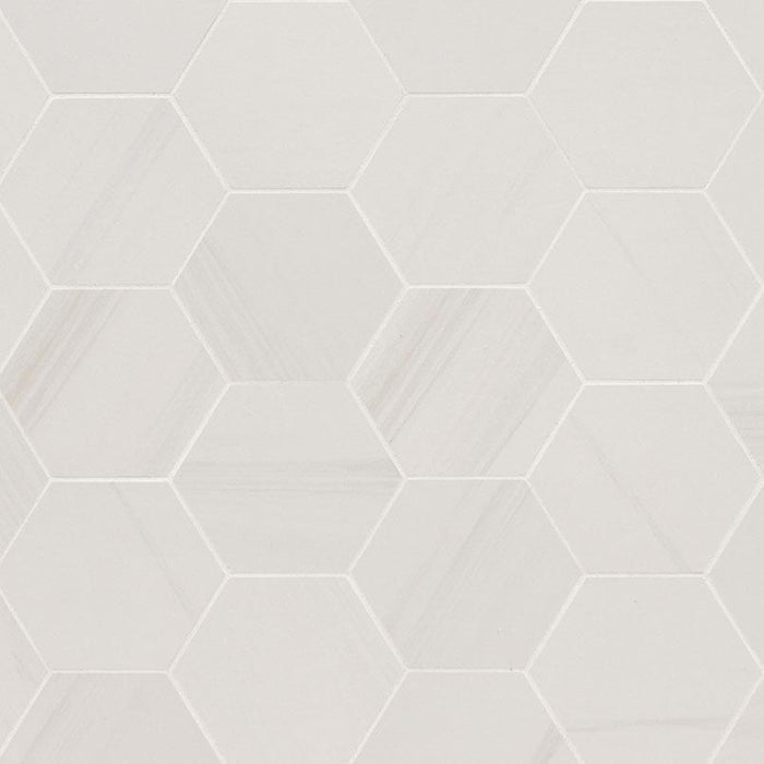 Eden Dolomite 3x3 Hexagon Matte Porcelain  Mosaic
