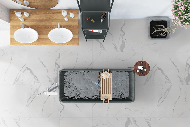 Eden Statuary Matte 24x24 Porcelain  Tile