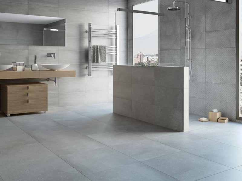 Elyt Silver Matte 12x24 Porcelain  Tile