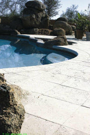 English Walnut Travertine Paver 16x16 Tumbled   1.25 inch