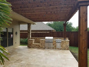 English Walnut Travertine Paver Pattern Tumbled