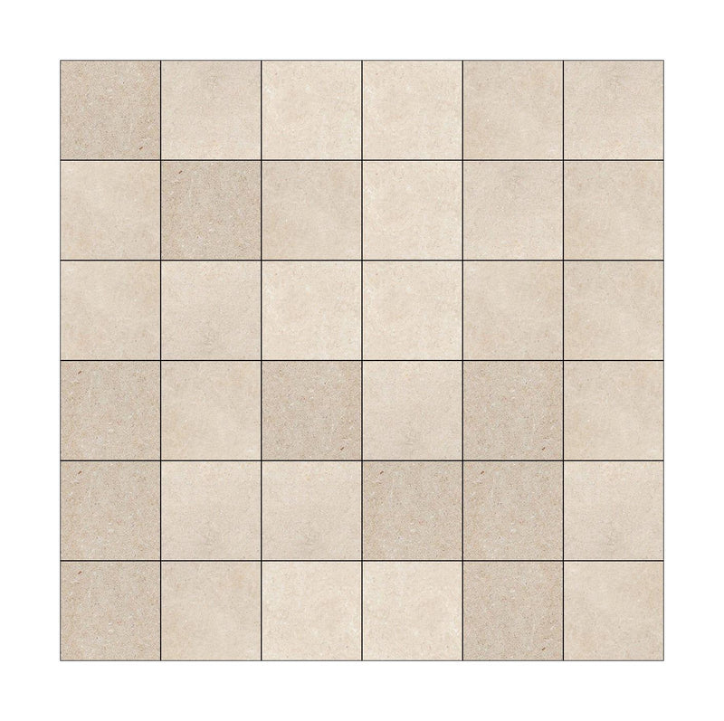 Epika Almond 2x2 Square  Porcelain  Mosaic