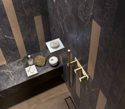 Epoque Black Matte 24x48 Porcelain  Tile