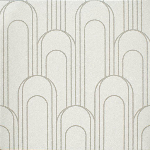 Epoque Oval Gray Taupe Matte 8x8 Gres Stoneware  Tile