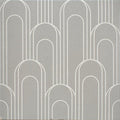 Epoque Oval Taupe Gray Matte 8x8 Gres Stoneware  Tile