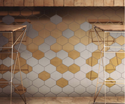 Equipe Benzene Matte White 4.32x4.96 Ceramic  Tile