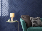 Equipe Tribeca Blue Note High Gloss 2.4x9.84 Porcelain  Tile