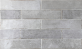 Equipe Tribeca Grey Whisper High Gloss 0.5x8 Porcelain Jolly