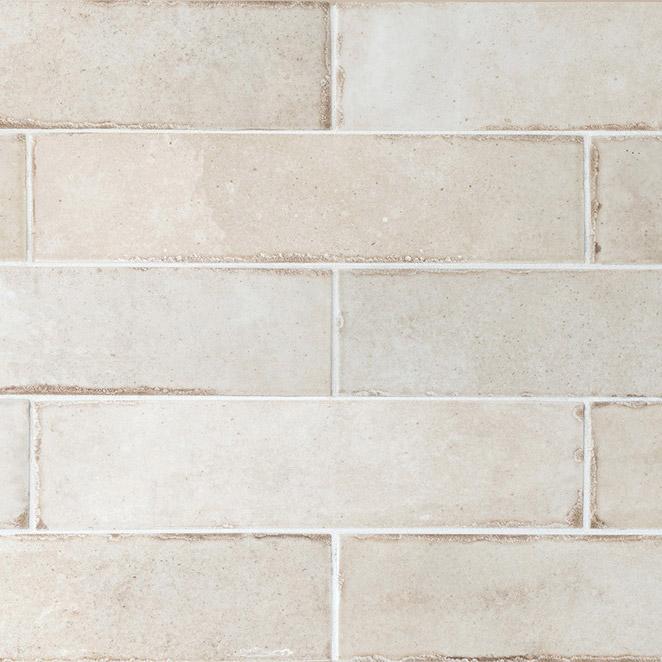 Equipe Tribeca Oatmeal High Gloss 0.5x8 Porcelain Jolly