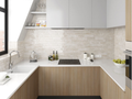 Equipe Tribeca Oatmeal High Gloss 2.4x9.84 Porcelain  Tile