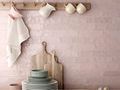 Equipe Tribeca Tea Rose High Gloss 2.4x9.84 Porcelain  Tile