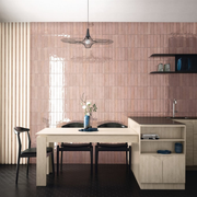 Equipe Tribeca Tea Rose High Gloss 2.4x9.84 Porcelain  Tile