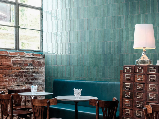 Equipe Tribeca Watercolor High Gloss 2.4x9.84 Porcelain  Tile