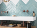 Equipe Tribeca Watercolor High Gloss 2.4x9.84 Porcelain  Tile