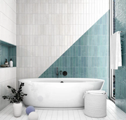 Equipe Tribeca Watercolor High Gloss 2.4x9.84 Porcelain  Tile