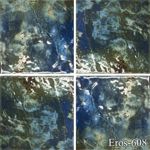 Eros Spring Glossy, Textured 1x6 Porcelain Bead